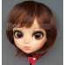 (XP)Crossdress Sweet Girl Resin Half Head Female Cartoon Character Kigurumi Mask With BJD Eyes Cosplay Anime Role Lolita Doll Mask
